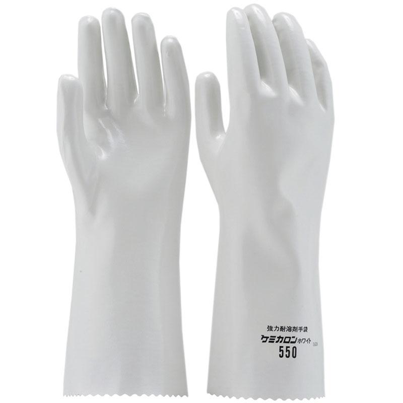 中部物産貿易　ホーケングローブ　ケミカロン＃５００　耐溶剤手袋　1双　ポリウレタン　裏地付き　シンナー　有機溶剤 | 
