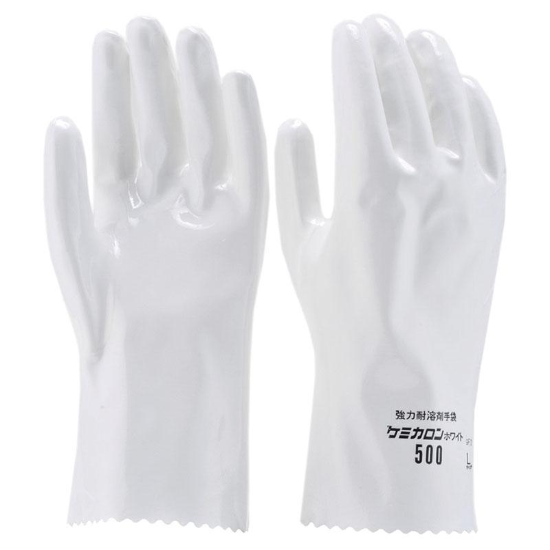中部物産貿易　ホーケングローブ　ケミカロン＃５５０　耐溶剤手袋　1双　ポリウレタン　裏地付き　シンナー　有機溶剤　 | 