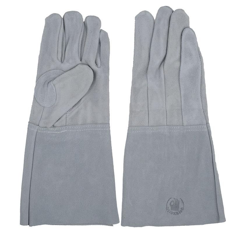 中部物産貿易 ホーケングローブ 溶接用革手袋 ヨーテ#4B 5本指 牛床革 溶接 溶断 ロング | 
