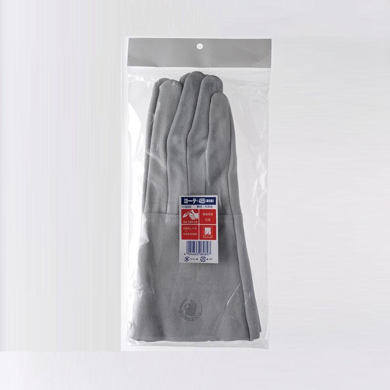 中部物産貿易 ホーケングローブ 溶接用革手袋 ヨーテ#4B 5本指 牛床革 溶接 溶断 ロング |  | 01