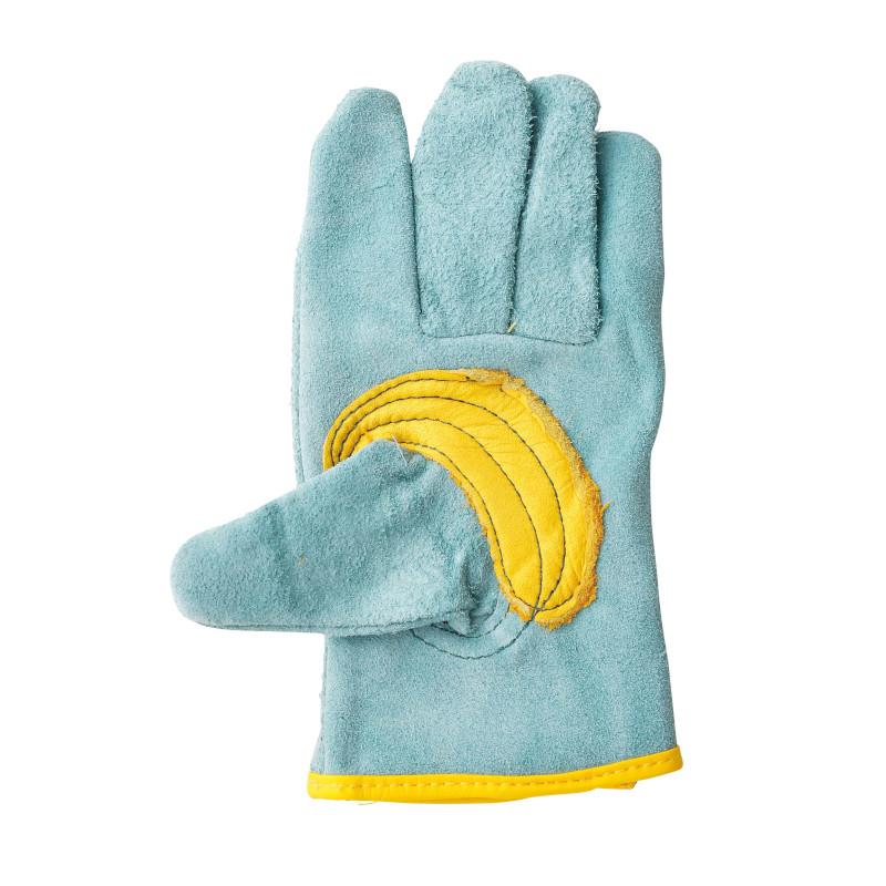 ホーケン　牛床革オイル手袋　マジック　内綿付き　BUREVO　SR-004 　洗濯可　指股あて付き　カワテ　軽防寒　吸汗　 | 