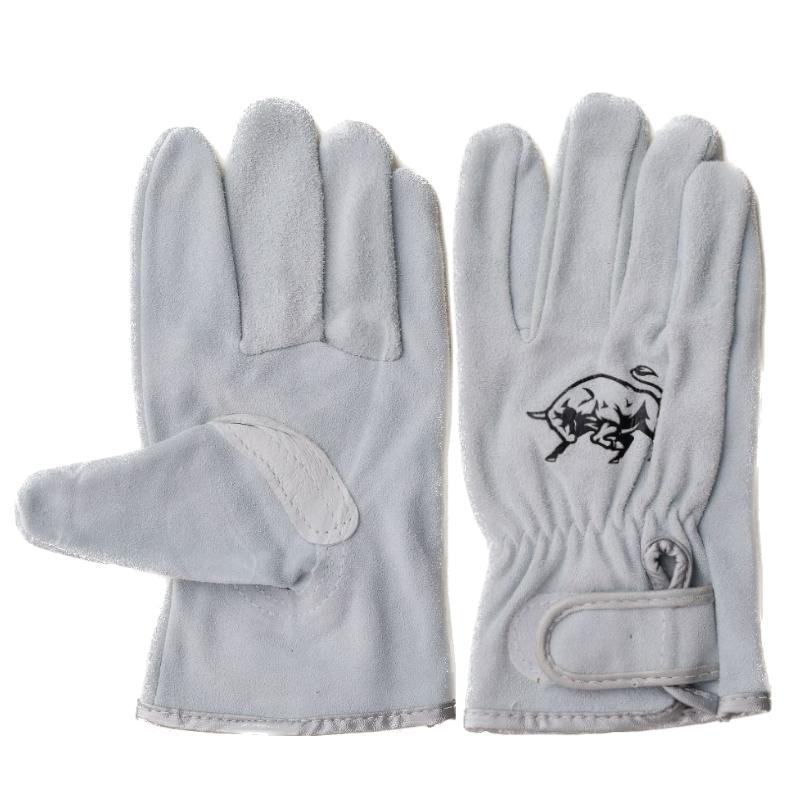 ホーケン　牛床革マジック付き手袋　Aグレード　FIT BULL  FB-231　柔らかい　指股補強　ループ付き | 