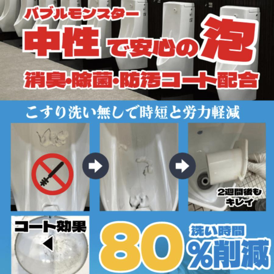CCnet バブルモンスター 18L 専用泡スプレーボトル付き 中性トイレクリーナー 防汚剤 6071766