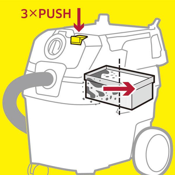 ケルヒャー KARCHER バッテリー式 乾湿両用クリーナー NT22/1Ap