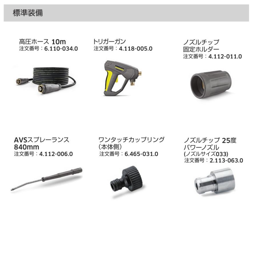 ケルヒャー（KARCHER） 業務用 冷水 高圧洗浄機 HD4/8P 60Hz 西日本用