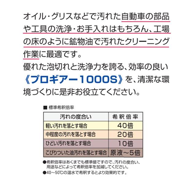 強力！鉱物油汚れ落とし ペンギンワックス プロギアー1000S 18L（缶） 5缶入(＠1缶あたり8800円)006522_3