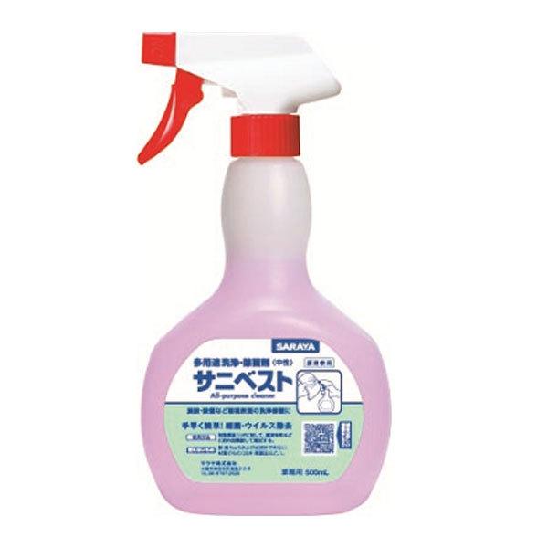 まとめ買い価格 サラヤ SARAYA サニベスト 500ｍL スプレー付 12個入 50266
