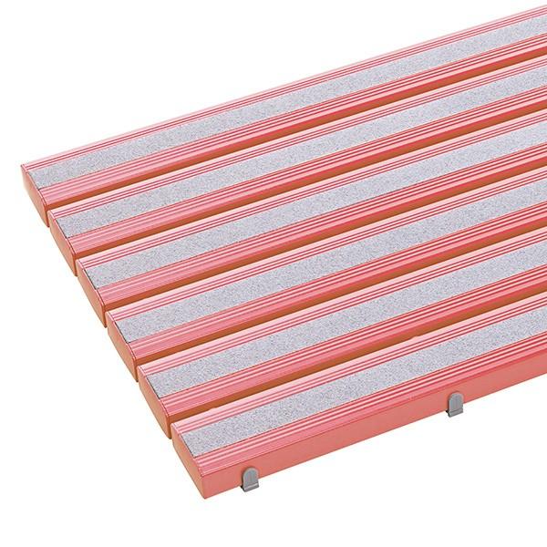 テラモト 抗菌すべり止め安全スノコ ピンク お客様組立品 600×1200mm MR-098-343-5