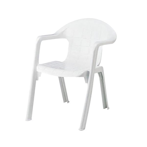 テラモト ガーデン サンチェア ホワイト 椅子(屋外用) MZ-595-202-8