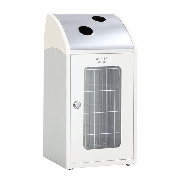 テラモト トリム TrimSTF ステン ミエル あきびん用 オフホワイト 68L ゴミ箱 屋内用 DS-168-527-7