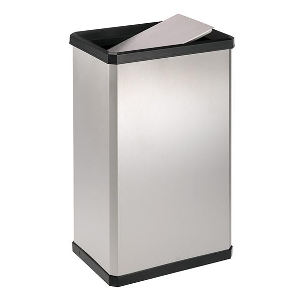 テラモト ステンターンボックス ステンフタL 37L ゴミ箱 屋内用 DS-251-540-0