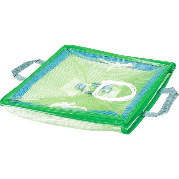 山崎産業 折りたたみ式回収ボックス ECO-730 BL(青) ゴミ箱(屋外用) YW