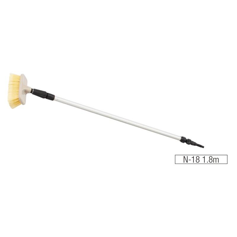 セール価格 山崎産業 通水デッキブラシN-18 1.8m 清掃用品 10本入(＠1本あたり2079円)CL726-018N-MB