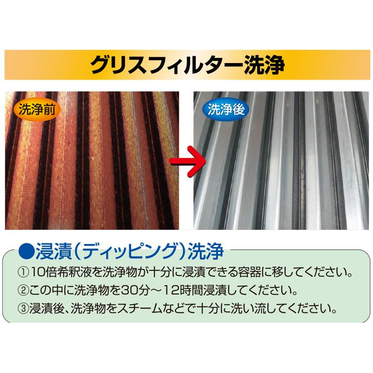 強力油汚れ洗剤 まとめ買い 横浜油脂工業 グリラーNEO ネオ 20kg 5本入(＠1本あたり9691円)4363の画像