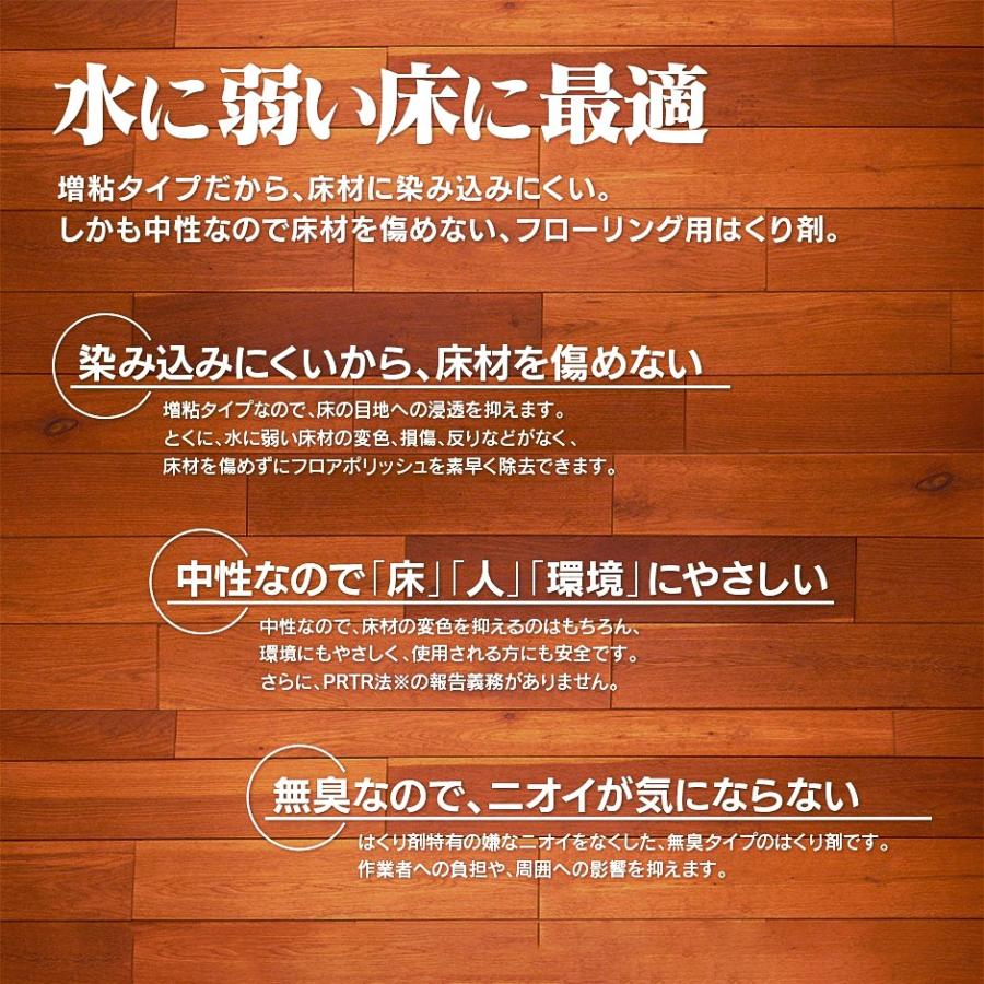 ミッケル化学 中性リムーバー 増粘タイプ フローリング用 18kg 121122_1