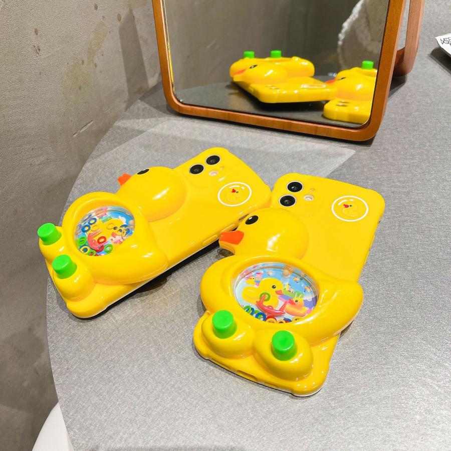 スマホケース アイフォン ウォーターゲーム アヒル iphoneケース
