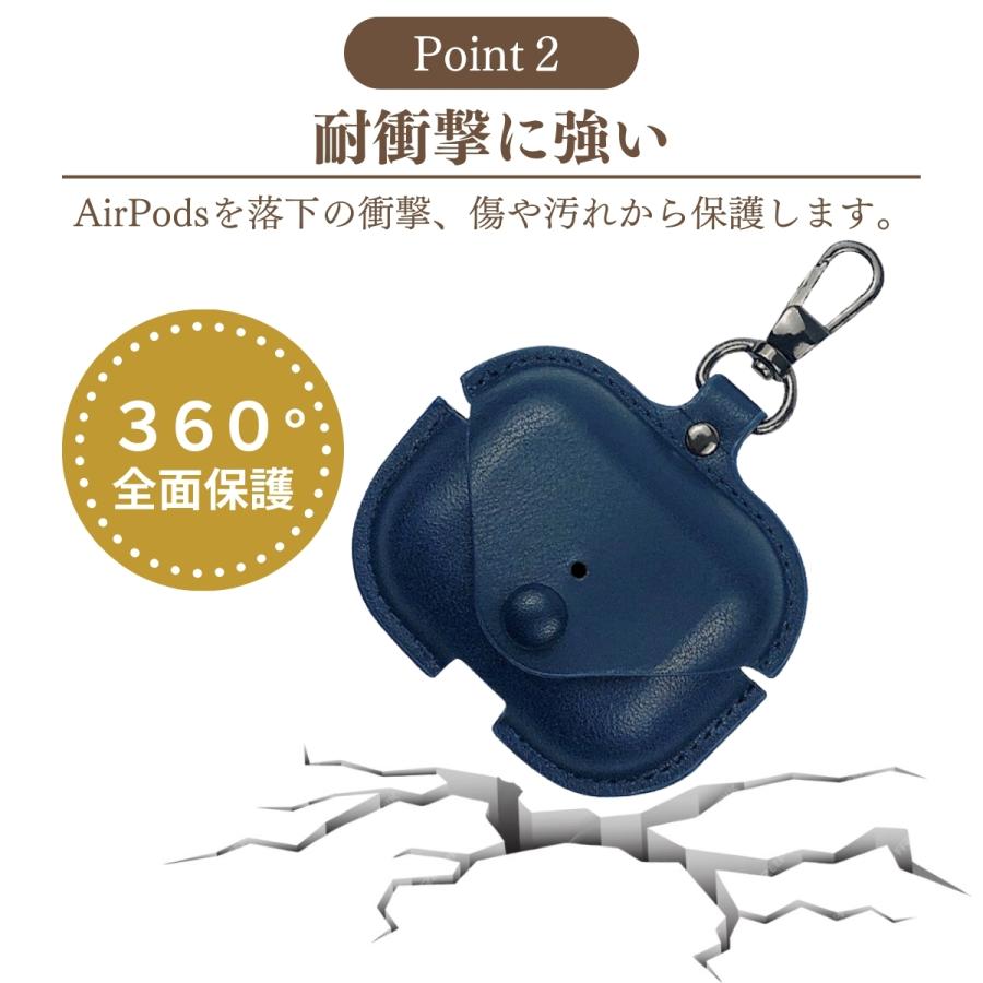 AirPods Pro 第2世代 ケース レザー エアーポッズプロ Pro2 カバー エアポッズ プロ2 第1世代 革｜cc-store00｜11