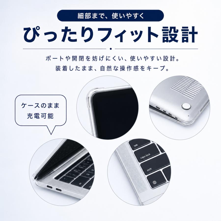 MacBook Air Neo 13インチ ケース フィルム キーボードカバー セット