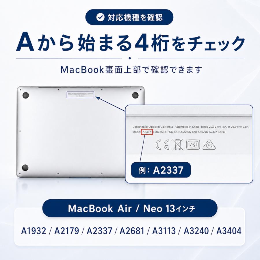 MacBook Air Neo 保護フィルム 13インチ M5 M4 M3 M2 M1 Air13