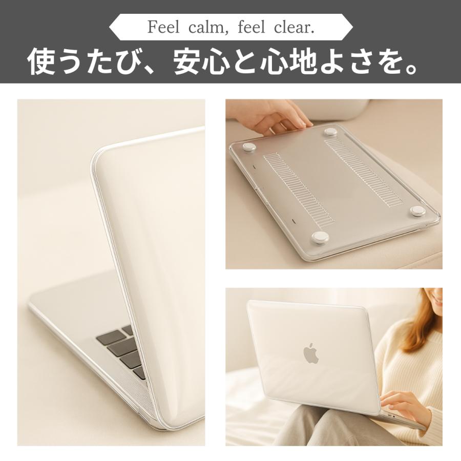 macbook air ケース 13インチ 透明 クリア M4 M3 M2 M1 ハードケース カバー おしゃれ 放熱設計 軽量 傷防止 耐衝撃 |  | 09