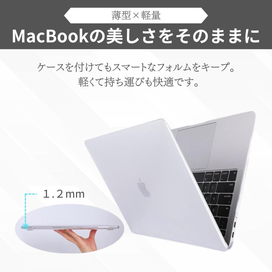 macbook air ケース 13インチ 透明 クリア M4 M3 M2 M1 ハードケース カバー おしゃれ 放熱設計 軽量 傷防止 耐衝撃 |  | 02