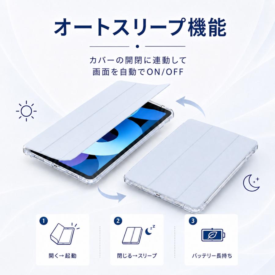 iPad ケース ペン収納 A16 第10世代 第11世代 第9世代 第7世代 第8世代