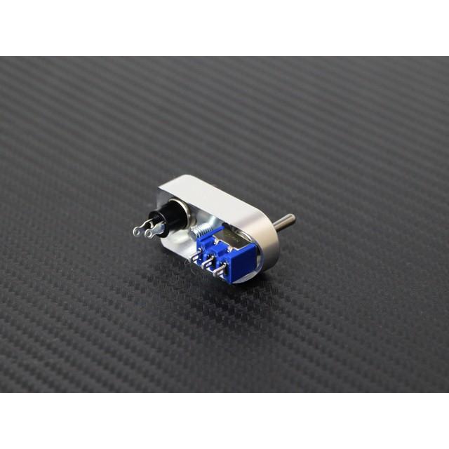 マイクロ ハンドルスイッチ 2WAY シルバー 22.2mm用 ミニ