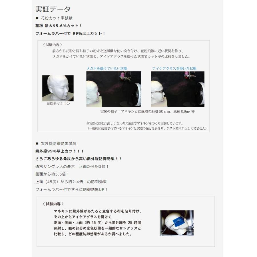 正規品 超軽量 花粉メガネ めがね 花粉めがね 花粉対策 ウイルス マスク併用可 UVカット 紫外線ガード 曇り止め付 アイケアグラス 眼鏡 ゴーグル 送料無料 |  | 12