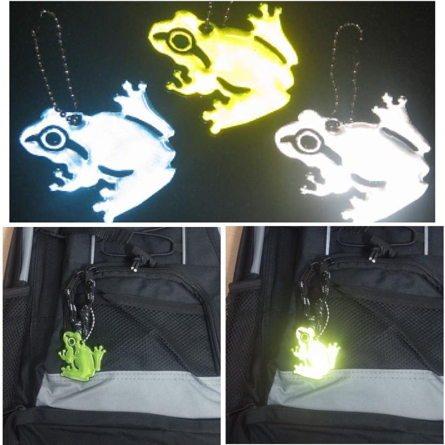 日本製 反射カエル JPマーク認定商品 イエロー シルバー ネイビー