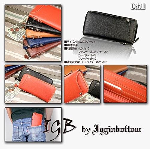 長財布 IGGINBOTTOM イギンボトム ラウンドファスナーロングウォレット レザーロングウォレット さいふ サイフ 財布 wallet 定形外郵便発送 送料無料 |  | 01