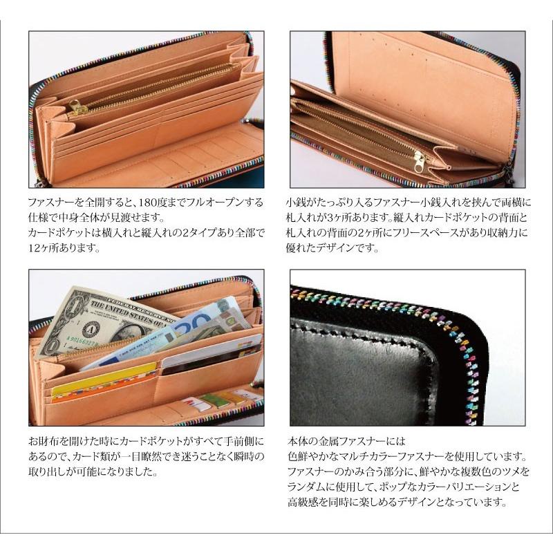 イギンボトム×ユナイテッドオム イタリアンレザーロングウォレット 長