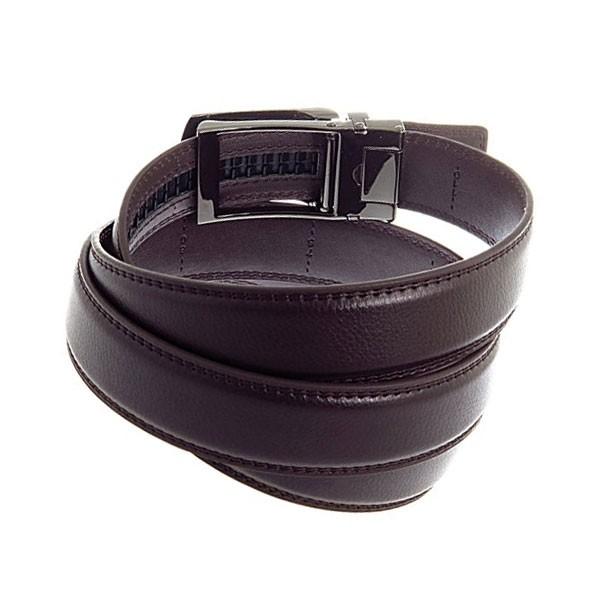 ベルト穴なしベルト 30mm 自分のウエストにフィット ワンタッチ 楽々着脱バックル  牛革本革シボ型押しメンズベルト 紳士用ベルト  ベルト チョコ ith02ch |  | 01