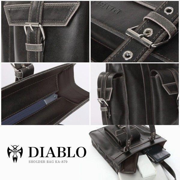 DIABLOディアブロ 高級 メンズトートバッグ レッド メンズバッグ 紳士用 男性用 2カラー ka879 送料無料 |  | 05