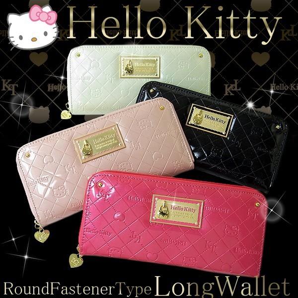 キティちゃん 女性用 かぶせ長財布 送料無料 Hello Kitty ハローキティ