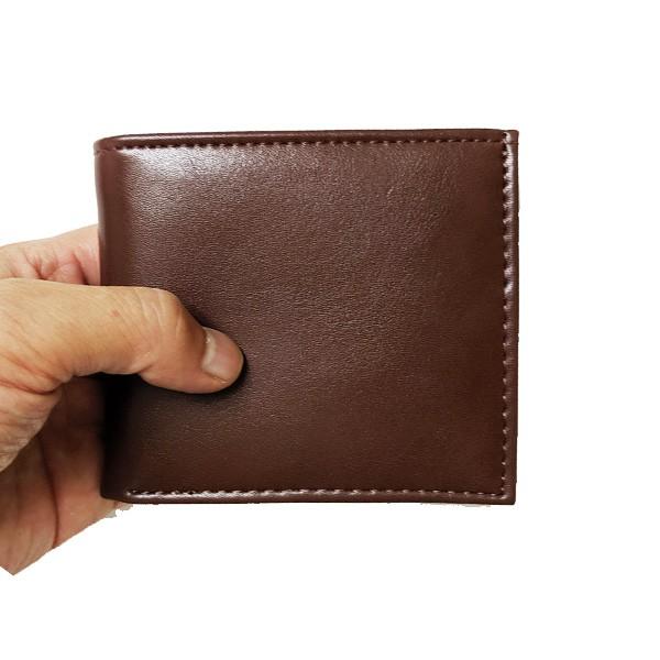 メンズ 定番 二つ折り財布 PUレザー 短財布 ブラック ブラウン おしゃれ 紳士 用財布 定形外郵便 送料無料 箱無し |  | 11