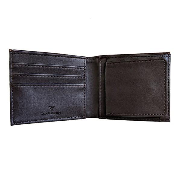 メンズ 定番 二つ折り財布 PUレザー 短財布 ブラック ブラウン おしゃれ 紳士 用財布 定形外郵便 送料無料 箱無し |  | 13