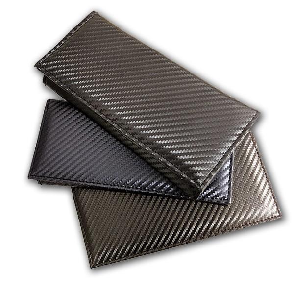 箱なし特価 紳士用長財布 メンズロングウォレット カーボン調 PUレザー 送料無料 定形外郵便発送  長財布 ブラック ブラウン ネイビー |  | 03