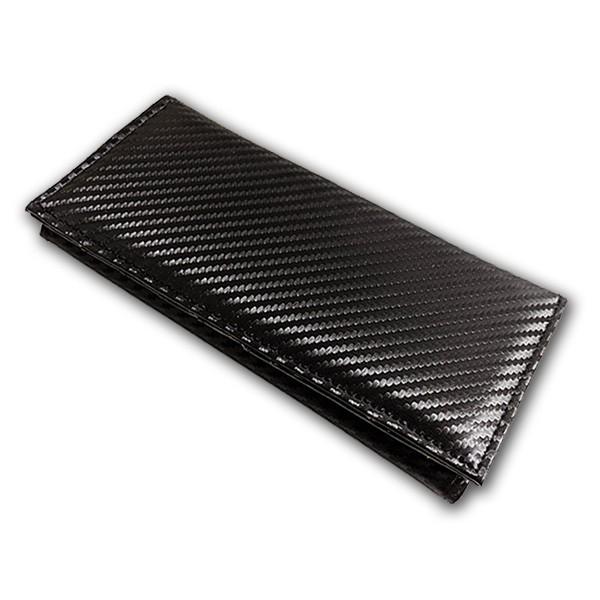 箱なし特価 紳士用長財布 メンズロングウォレット カーボン調 PUレザー 送料無料 定形外郵便発送  長財布 ブラック ブラウン ネイビー |  | 05