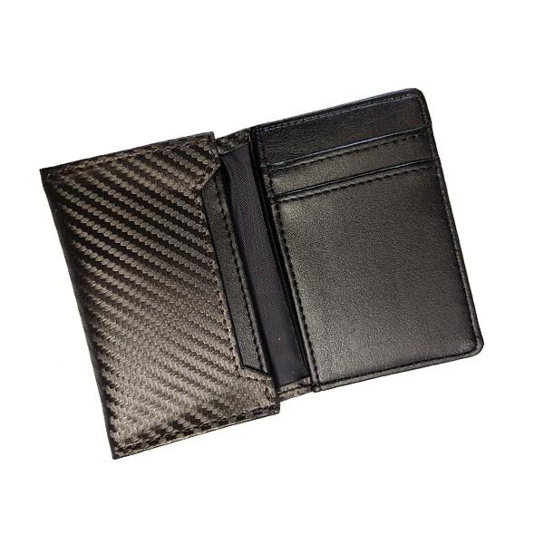 カーボンレザー型押し 名刺入れ カード入れ オシャレ カードケース PUレザー定番 カードケース  定形外郵便発送 送料無料 |  | 05