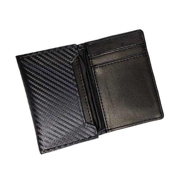 カーボンレザー型押し 名刺入れ カード入れ オシャレ カードケース PUレザー定番 カードケース  定形外郵便発送 送料無料 |  | 06