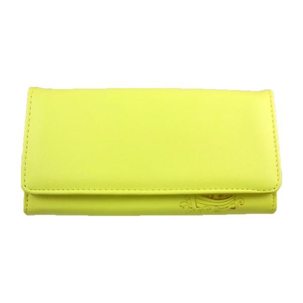 七福神 ふくろう開運財布 フクロウ刻印入り 福財布 黄色 幸運長財布 長財布メンズ＆レディース ラウンドファスナーウォレット |  | 01