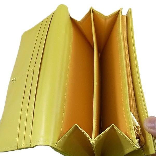 七福神 ふくろう開運財布 フクロウ刻印入り 福財布 黄色 幸運長財布 長財布メンズ＆レディース ラウンドファスナーウォレット |  | 05