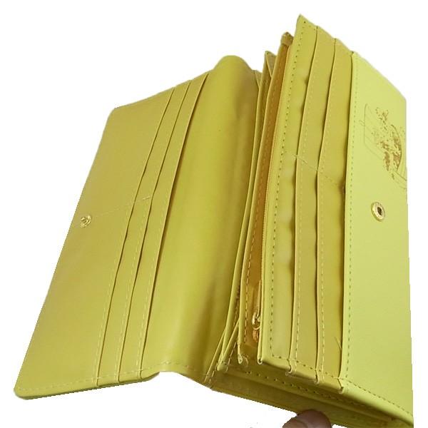 七福神 ふくろう開運財布 フクロウ刻印入り 福財布 黄色 幸運長財布 長財布メンズ＆レディース ラウンドファスナーウォレット |  | 06