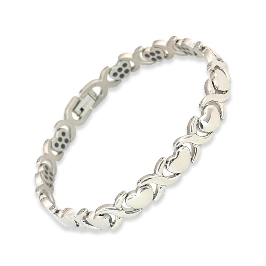 ゲルマニウムブレスレット65粒 スポーツブレスレットゲルマニウムブレスレット シルバー 訳アリ 定形外郵便 送料無料 | 