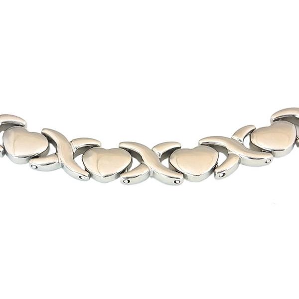 ゲルマニウムブレスレット65粒 スポーツブレスレットゲルマニウムブレスレット シルバー 訳アリ 定形外郵便 送料無料 |  | 03