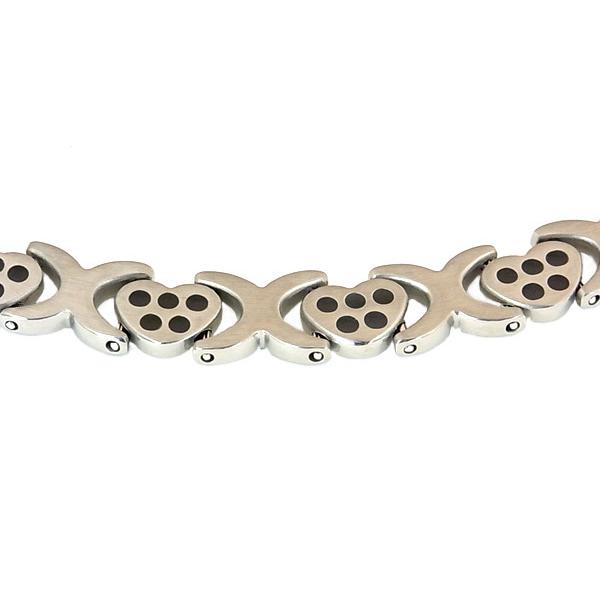 ゲルマニウムブレスレット65粒 スポーツブレスレットゲルマニウムブレスレット シルバー 訳アリ 定形外郵便 送料無料 |  | 04