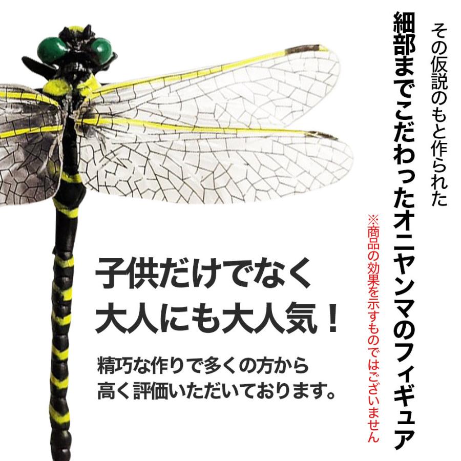 虫除け オニヤンマ ミニおにやんまフィギュア 日本製 精巧 1/2サイズ 帽子 トンボ とんぼ おもちゃ 釣り道具 キャンプ ゴルフ BBQ 祝入賞 即納 送料無料｜cccstores｜03