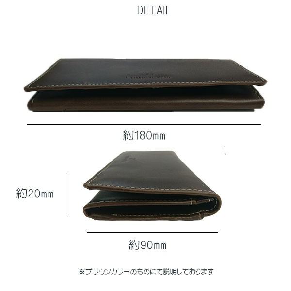 箱無し  メンズ 定番 本革 牛革 定番のデザインLUCIANO VALENTINO ルチアーノ・バレンチノ  長財布 ブラック luv2001bk |  | 02