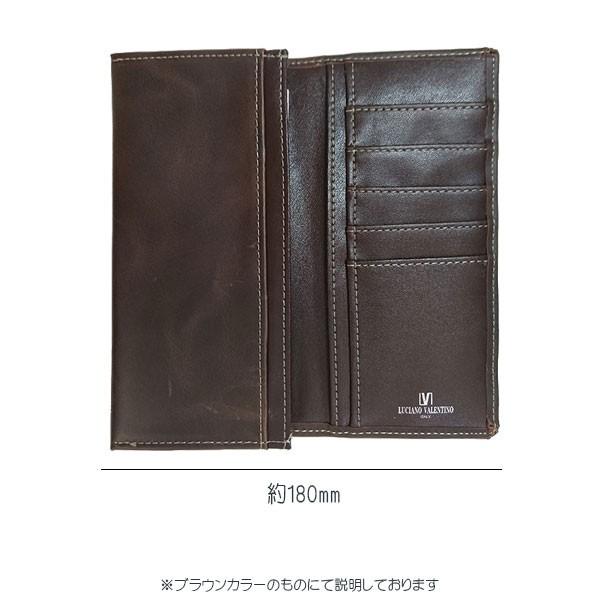 箱無し  メンズ 定番 本革 牛革 定番のデザインLUCIANO VALENTINO ルチアーノ・バレンチノ  長財布 ブラック luv2001bk |  | 04