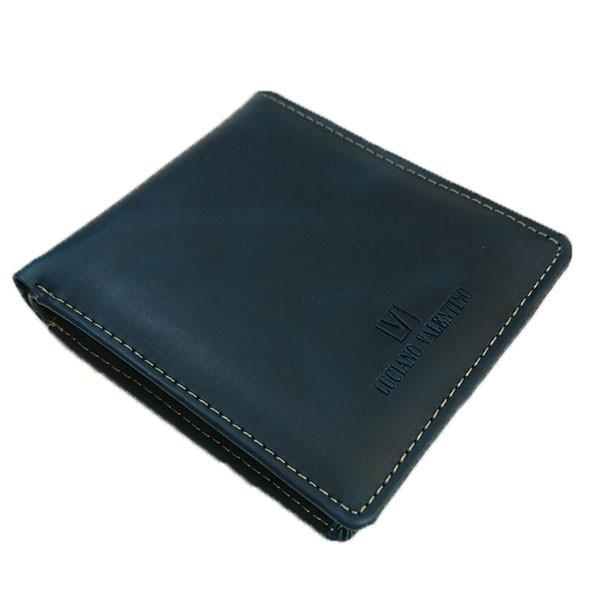 箱無し  メンズ 定番 本革 牛革 定番のデザインLUCIANO VALENTINO ルチアーノ・バレンチノ  短財布 ネイビー luv2002nv |  | 01